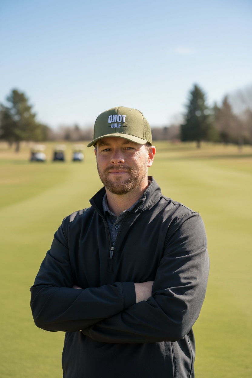 Golf Snapback Trucker Hat — Embroidered TOKO Golf Logo